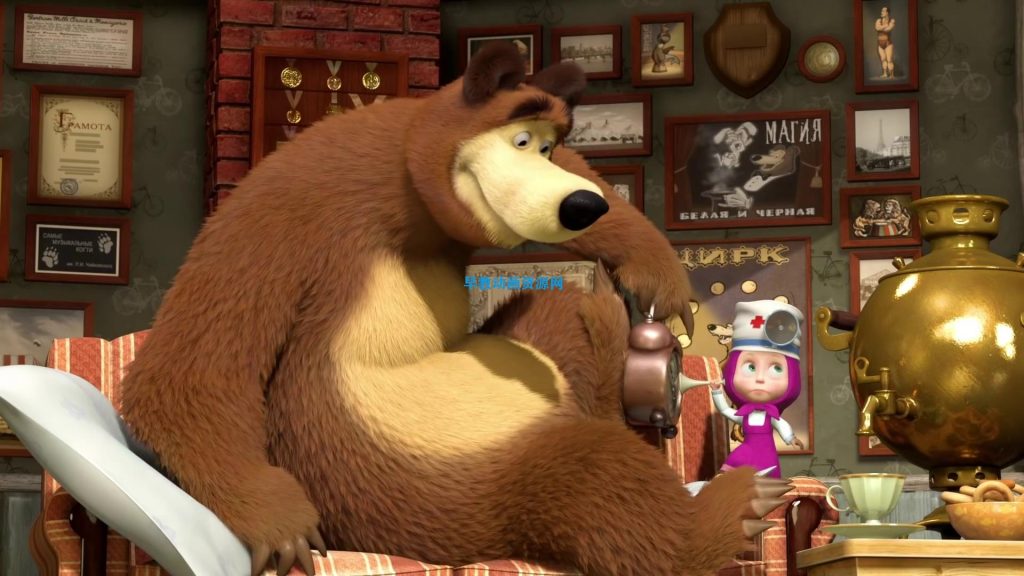 图片[3]-无需等待，立即欣赏《玛莎和熊》俄语版全集。高清画质，让您感受俄罗斯动画的独特魅力。资源已备好，百度云网盘和迅雷下载随时为您服务。-儿童早教